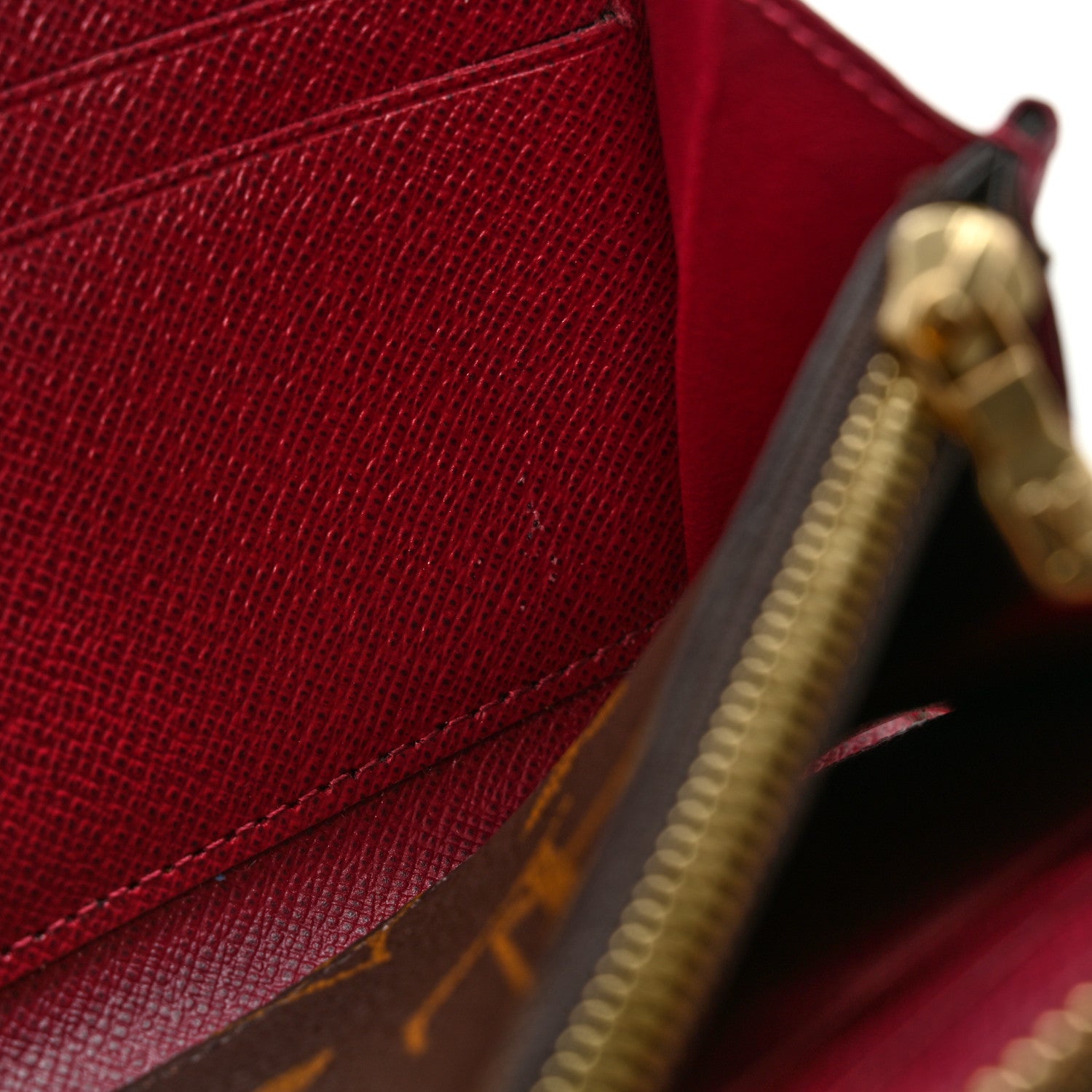 Louis Vuitton Monogram Clemence Wallet Fuchsia 12 of 13