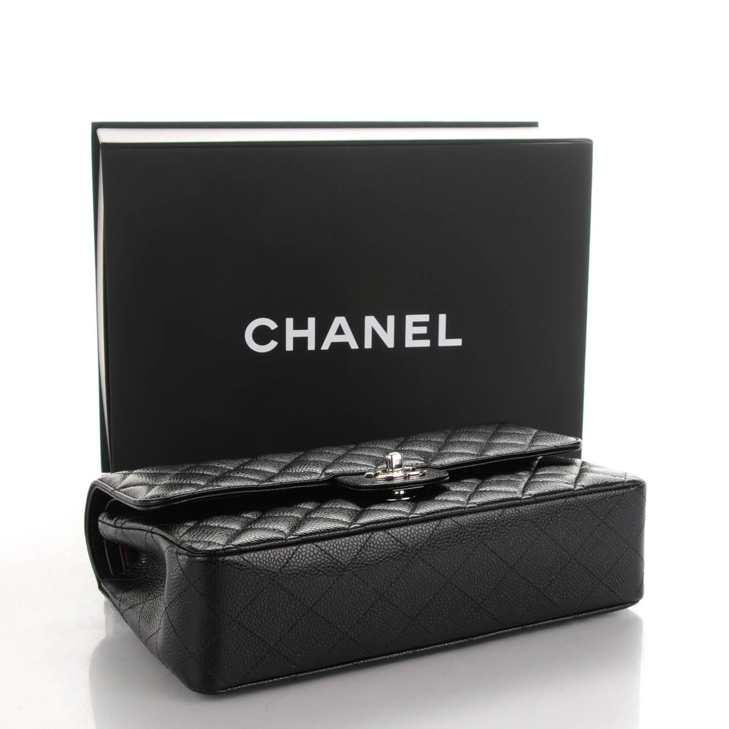Chanel Caviar Quilted Medium Double Flap Black 4 of 8