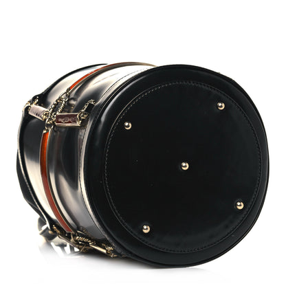 Gucci Lambskin Vinyl Enamel Mini Bucket Bag Black Ruggine 3 of 11