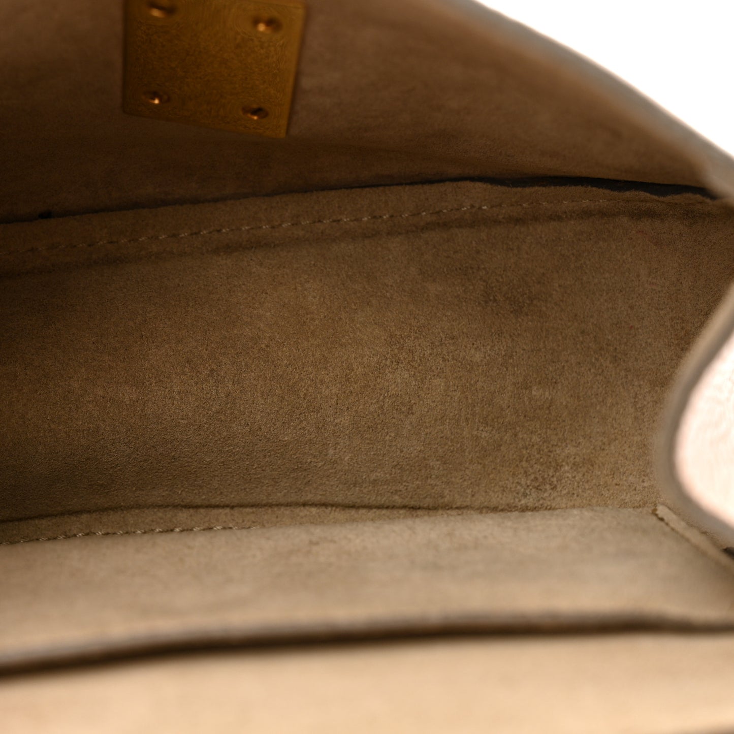 Grained Lambskin Mini Drew Shoulder Bag Cement Pink