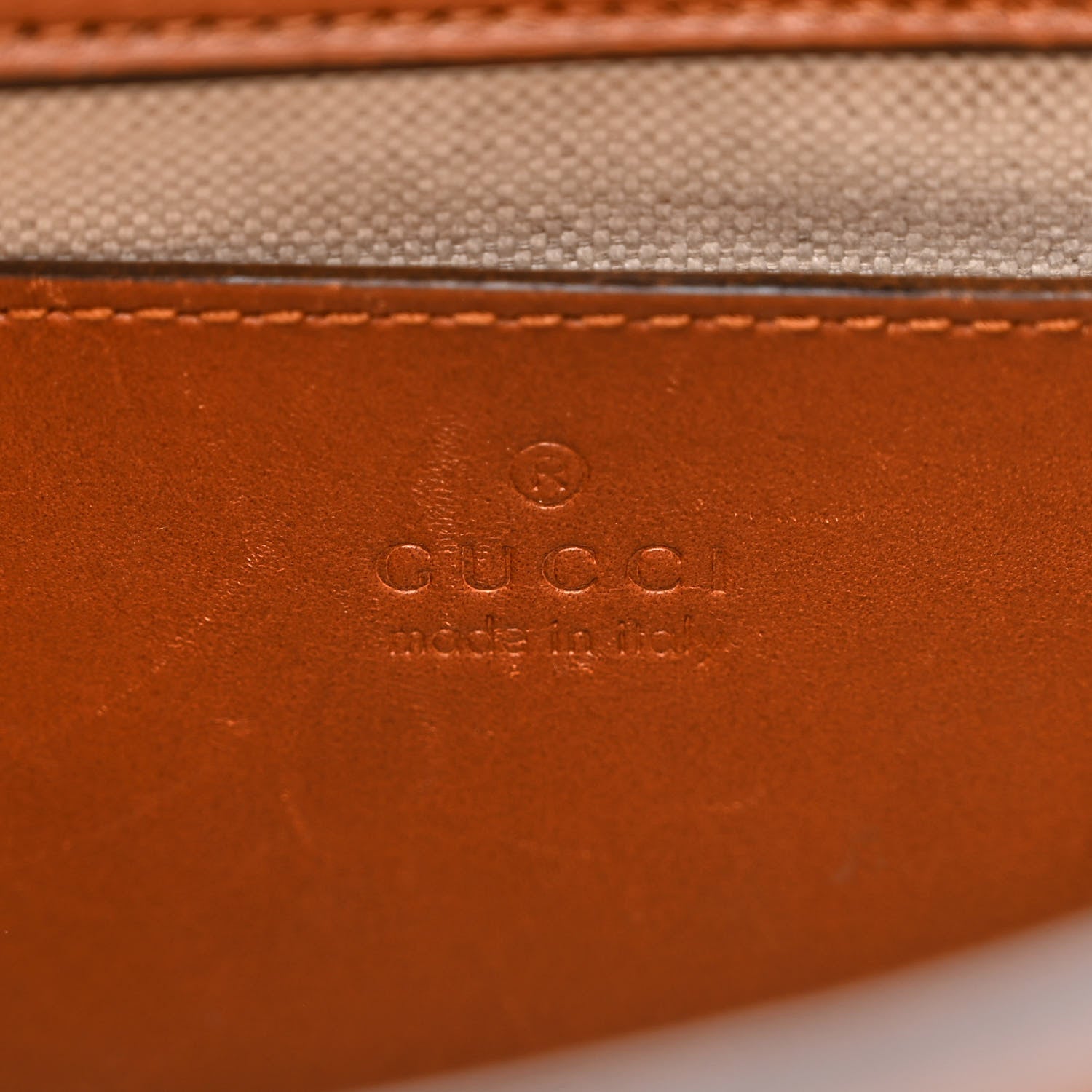 Gucci New Canvas Charisma Calfskin Crystal GG Monogram Mini Diana Tote Bag Camel Ebony 6 of 11