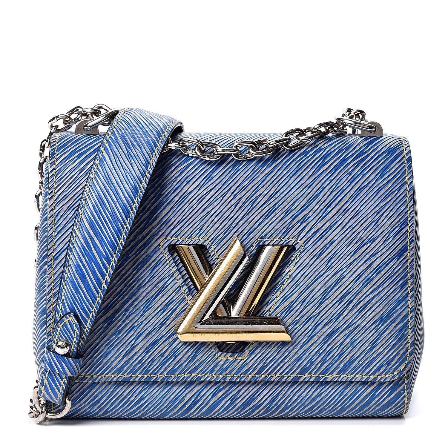 Louis Vuitton Epi Twist Shoulder Bag PM Denim Light 1 of 9