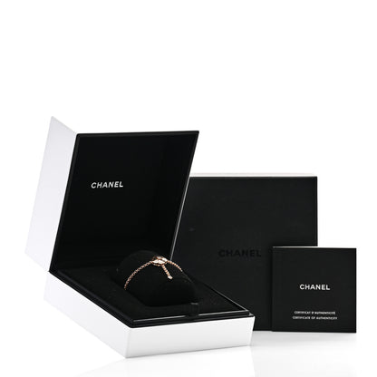 Chanel 18K Rose Gold Diamond Extrait de Camelia Bracelet 4 of 4