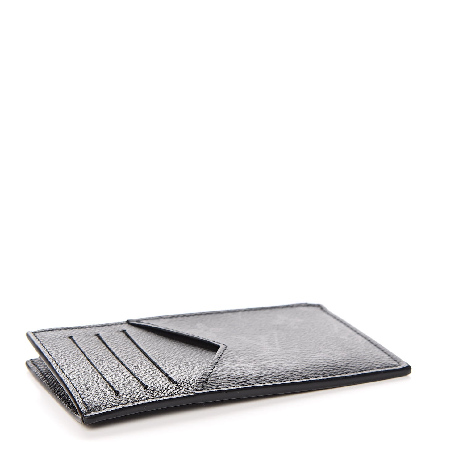 Louis Vuitton Monogram Eclipse Taiga Coin Card Holder 4 of 7