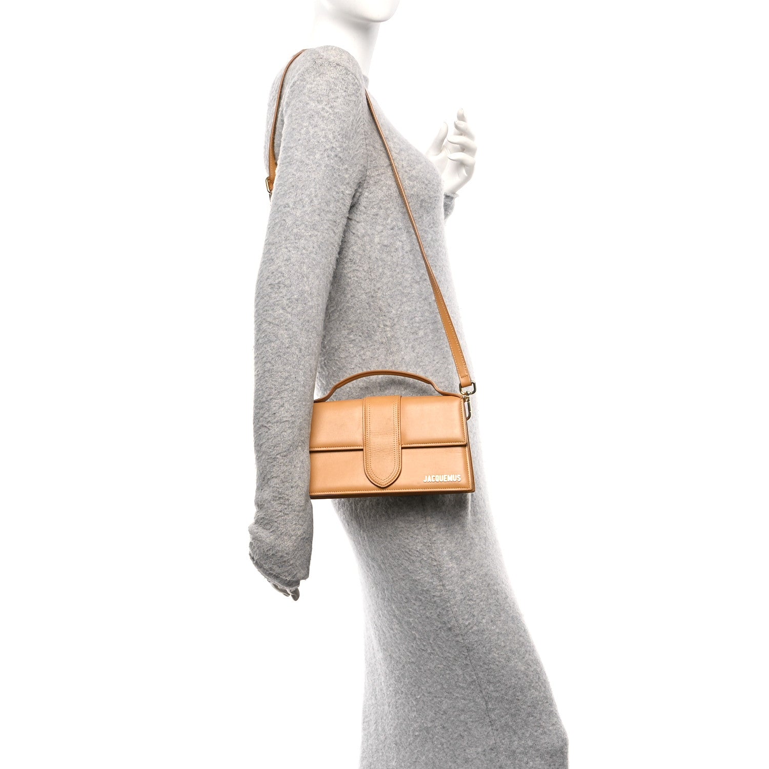 Jacquemus Smooth Calfskin Le Grand Bambino Camel 2 of 11