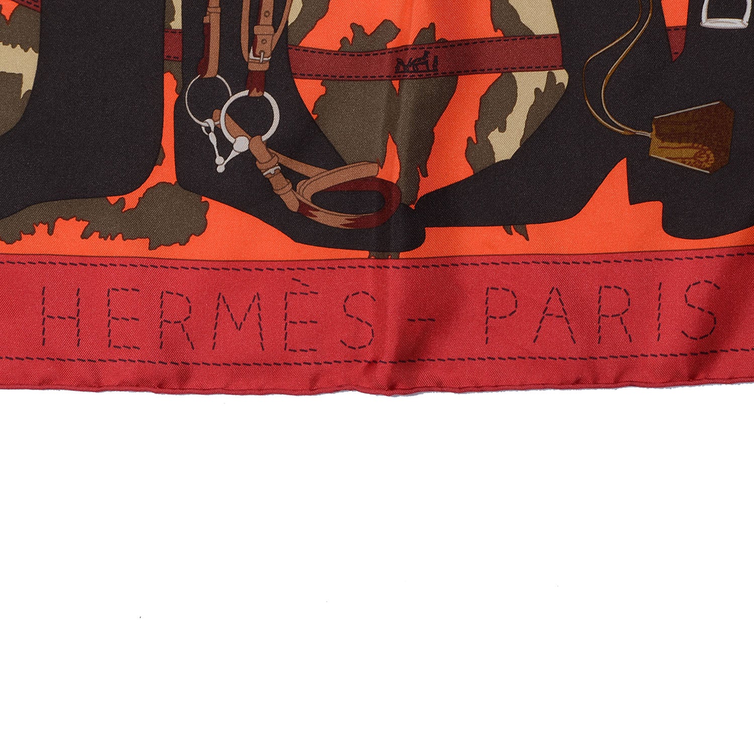 Hermes Silk Monsieur et Madame II Scarf 90 3 of 5