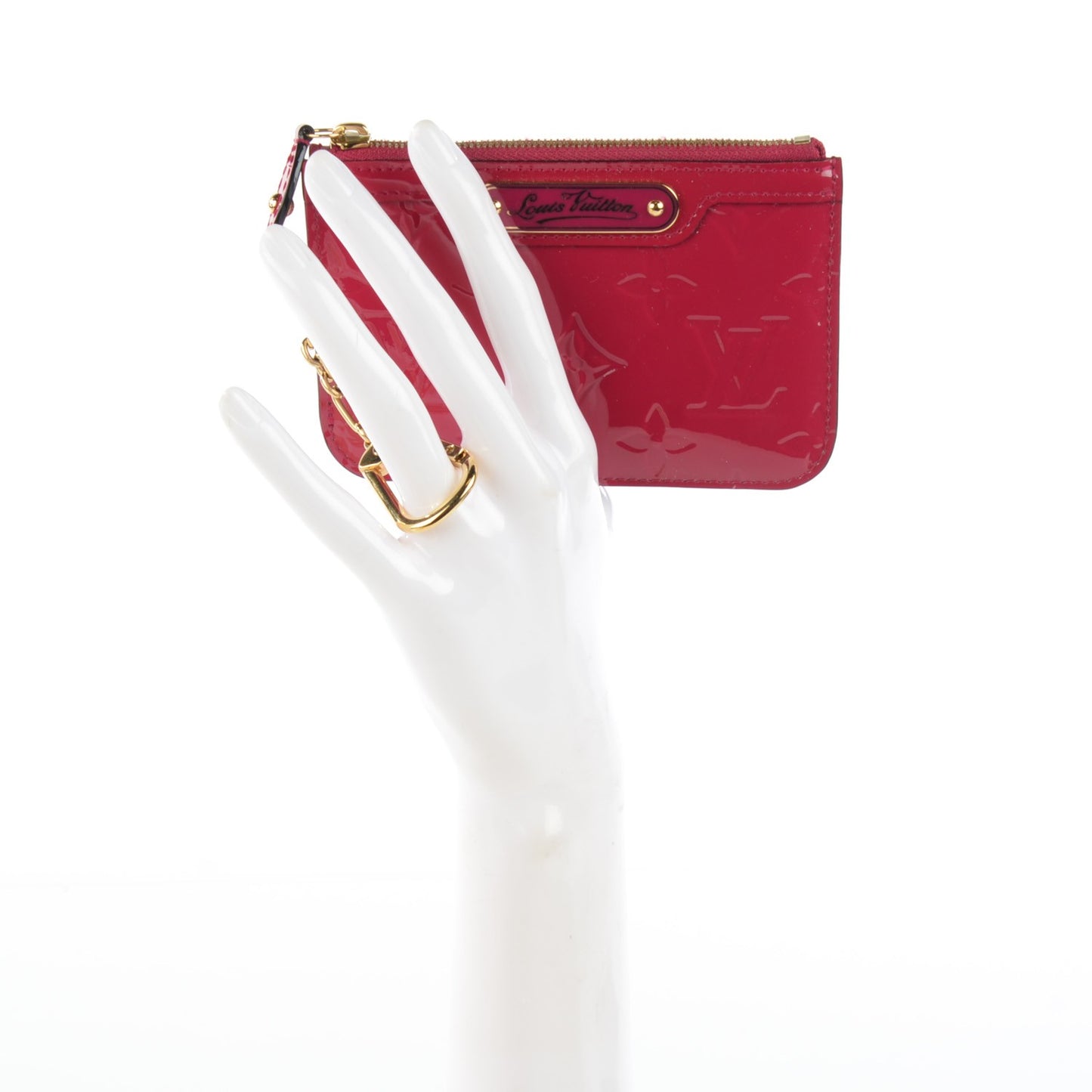 Vernis Key Pouch Rose Indien