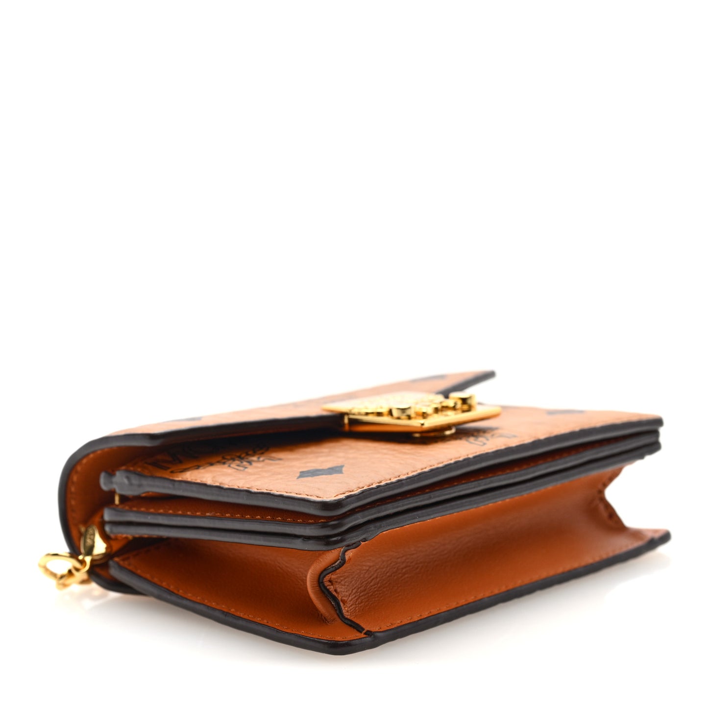 Visetos Mini Tracy Chain Shoulder Bag Cognac
