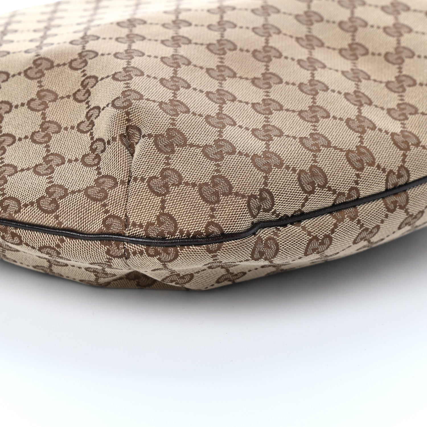 Gucci Monogram Hobo Dark Brown 8 of 9