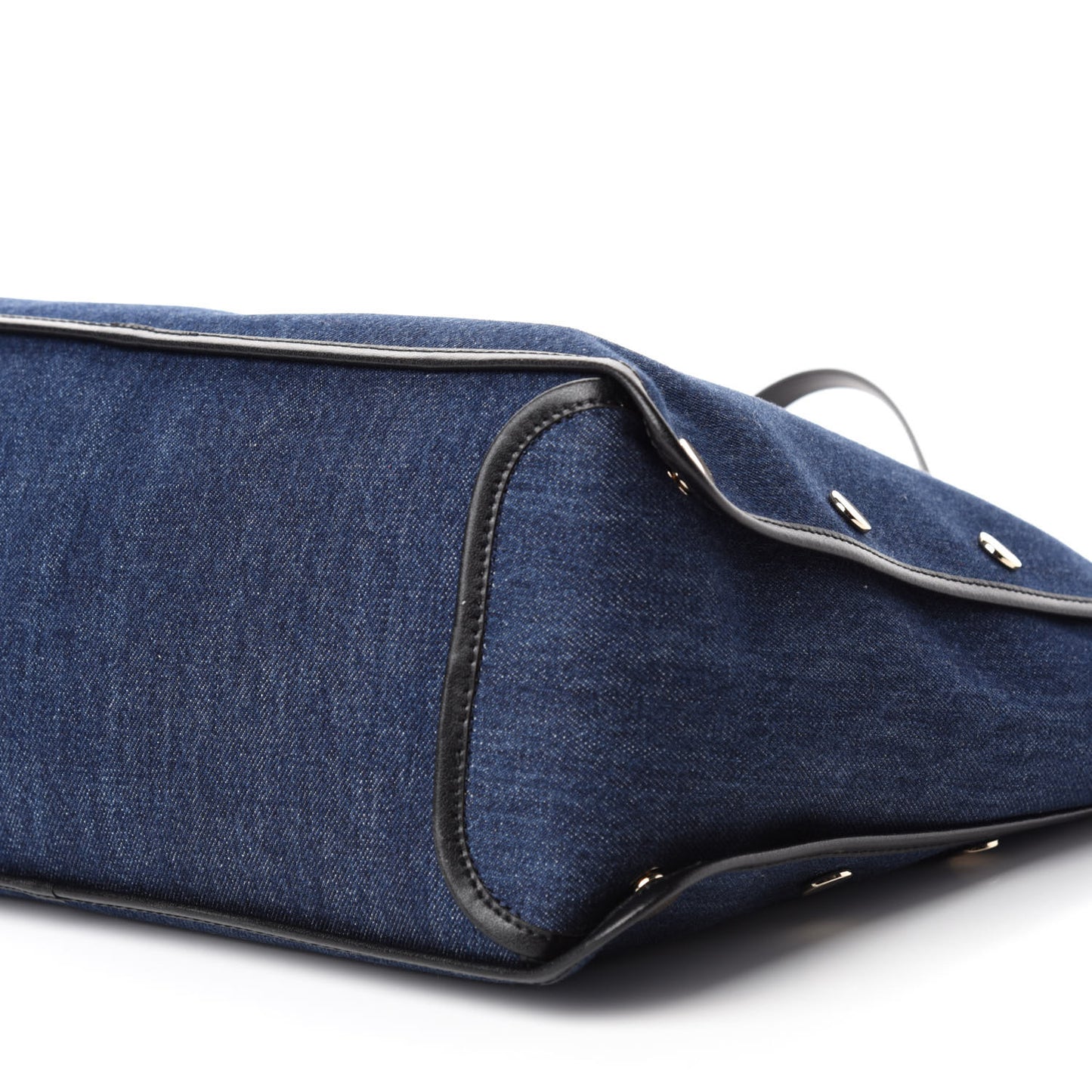 Denim Medium Logo Bond Shopper Tote Blue
