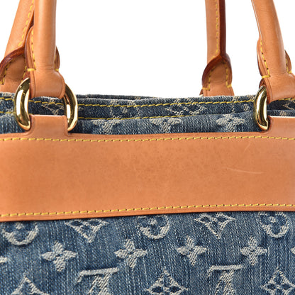 Louis Vuitton Monogram Denim Sac Plat Blue 11 of 13