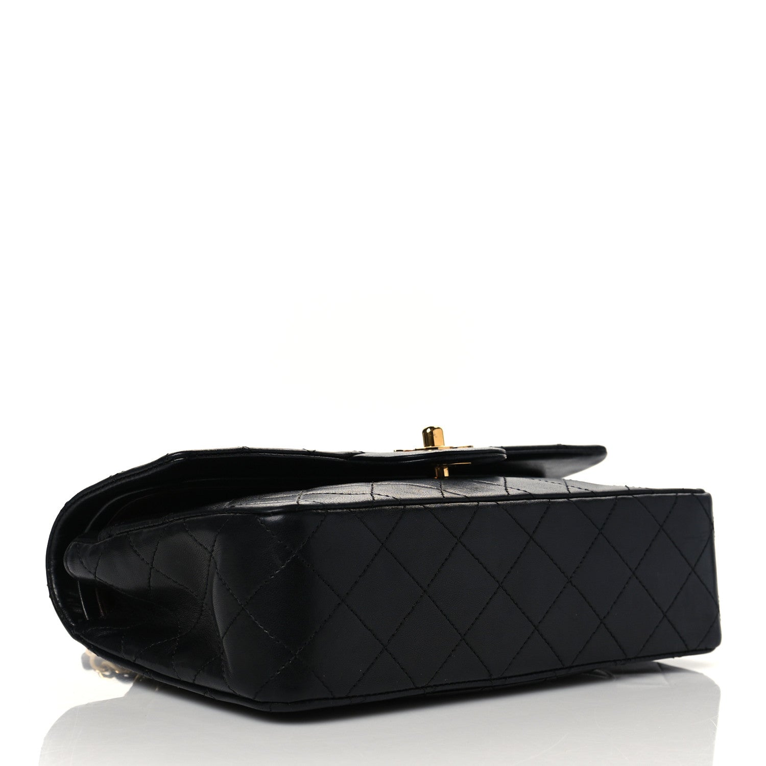 Chanel Lambskin Quilted Small Double Flap Black 4 of 10