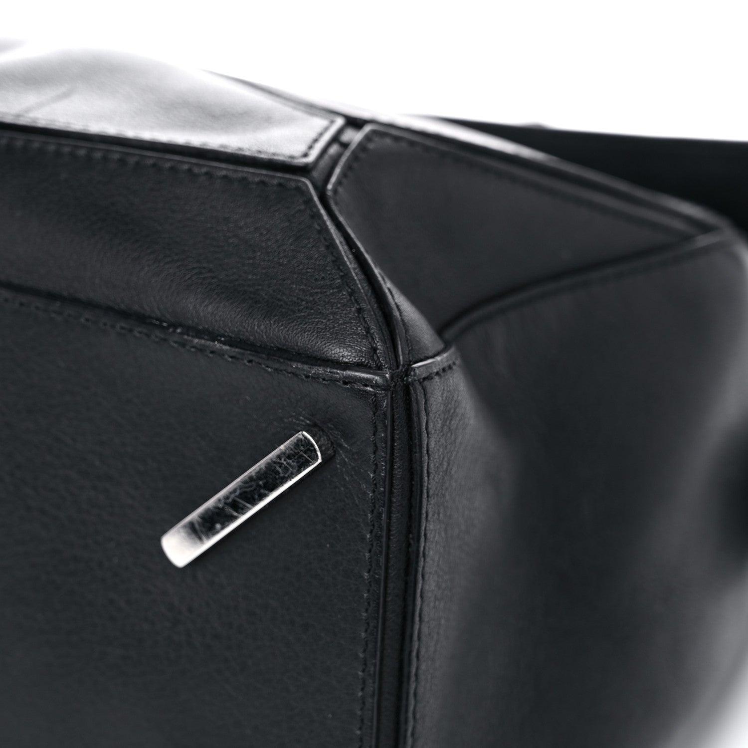 Loewe Calfskin Medium Puzzle Bag Black 10 of 14
