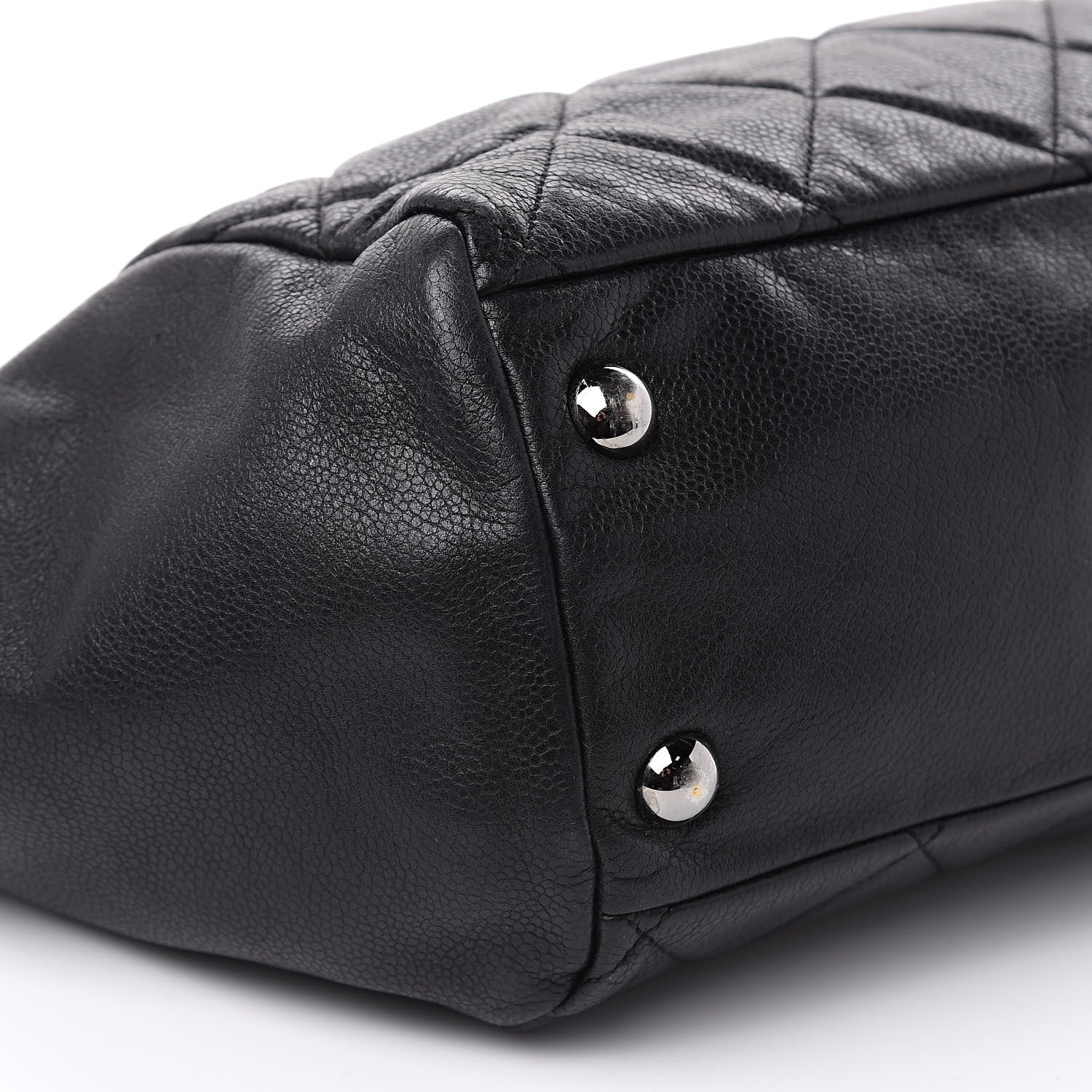 Chanel Soft Caviar Quilted Large Cells Tote Black 8 of 13
