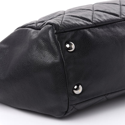 Chanel Soft Caviar Quilted Large Cells Tote Black 8 of 13
