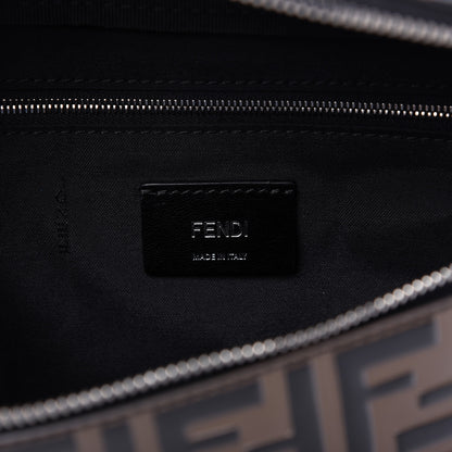 Fendi Vitello Century Bi-Color FF 1974 Embossed Belt Bag Maya Black 8 of 9