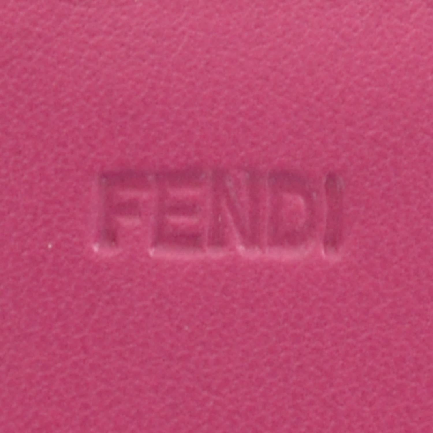 Fendi Zucchino Spalmati FF Multicolor Continental Flap Wallet Tobacco Multicolor 7 of 9