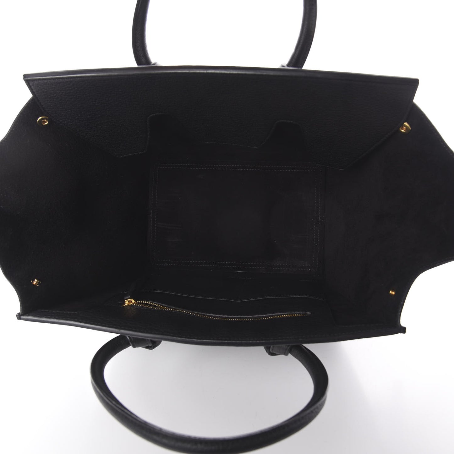Crisped Calfskin Mini Tie Knot Tote Black