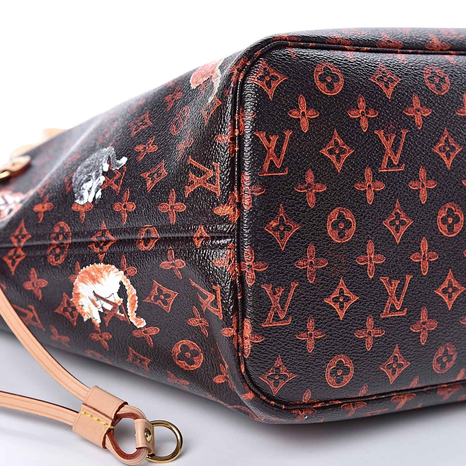 Louis Vuitton Catogram Neverfull MM Marron 8 of 10