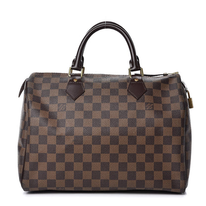 Louis Vuitton Damier Ebene Speedy 30 1 of 14