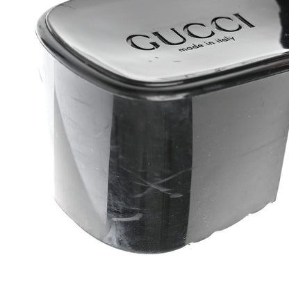 Gucci Rubber Gucci Logo Womens Platform 20/60mm Slide Sandals Black 13 of 15