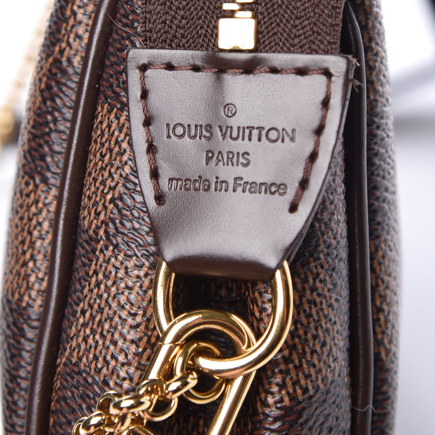 Damier Ebene Eva Clutch
