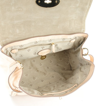 Mulberry Small Grain Calf Nappa Woven Trim Medium Alexa Creamy Pink 5 of 8