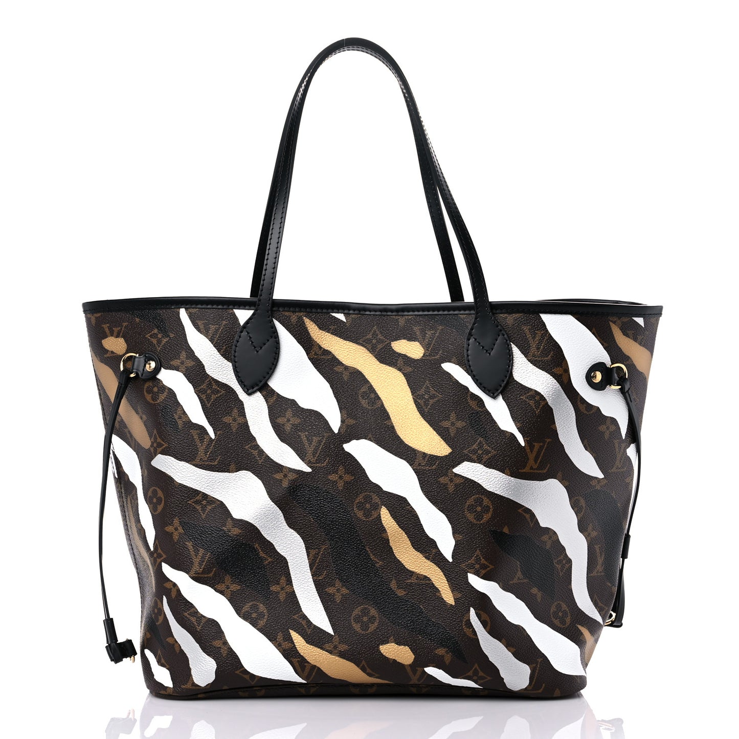 X LOL Monogram Neverfull MM Gold Silver