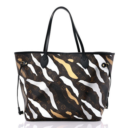 Louis Vuitton X LOL Monogram Neverfull MM Gold Silver 3 of 10