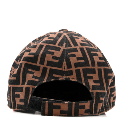 Fendi Canvas FF Reloaded Baseball Hat Tobacco Red 6 of 13