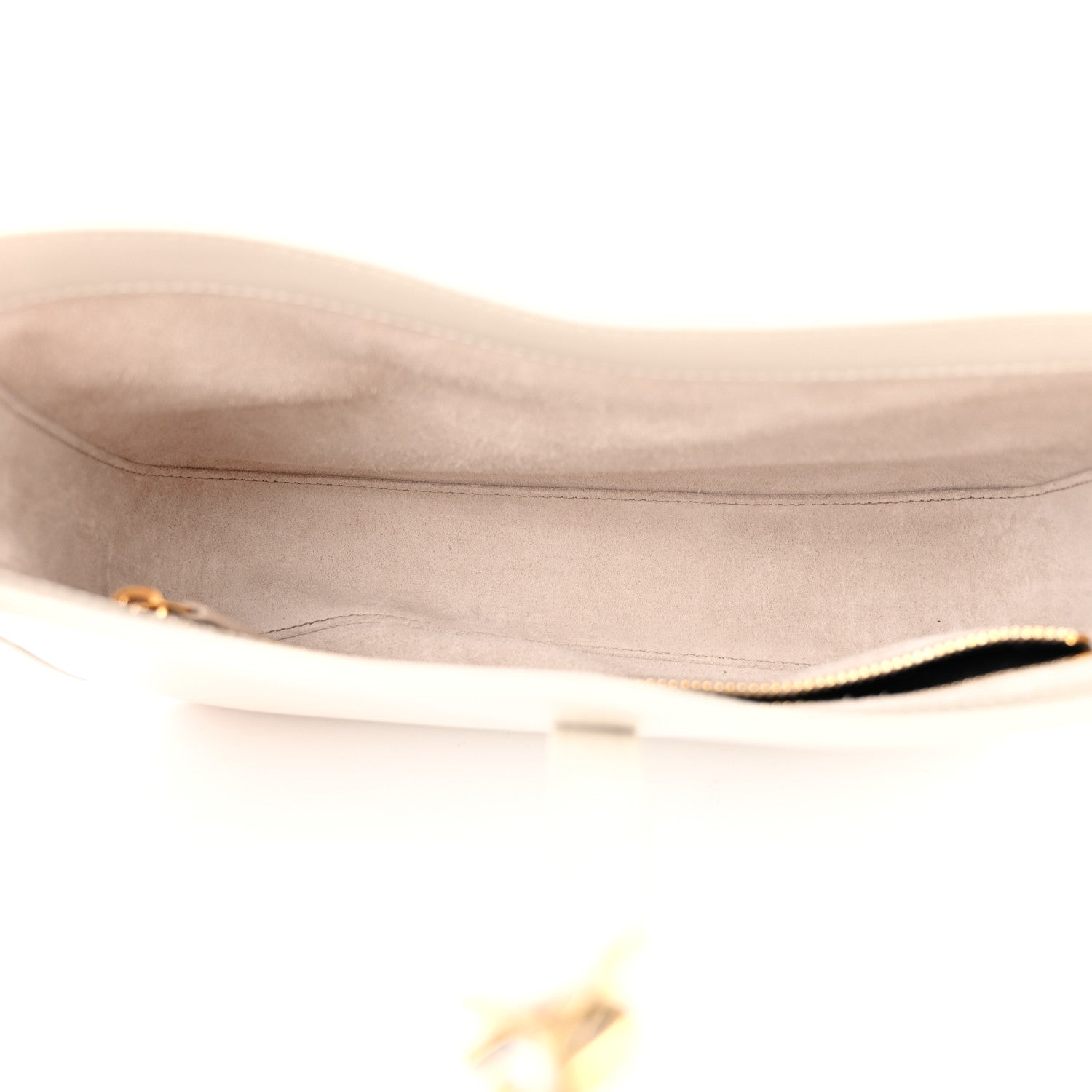 Saint Laurent Smooth Calfskin Le 5 A 7 Hobo Blanc Vintage 5 of 10