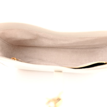 Saint Laurent Smooth Calfskin Le 5 A 7 Hobo Blanc Vintage 5 of 10