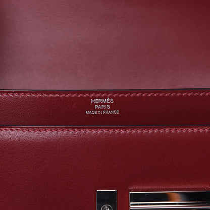 Hermes Tadelakt Mini Verrou Chaine Bag Rouge H 5 of 11