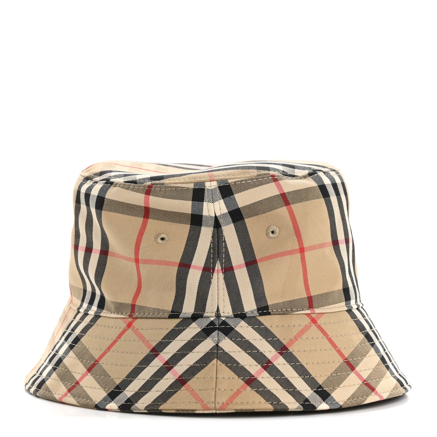 Burberry Technical Cotton Vintage Check Bucket Hat S Archive Beige 4 of 9
