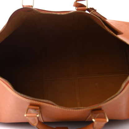 Louis Vuitton Epi Keepall 55 Cipango 5 of 10