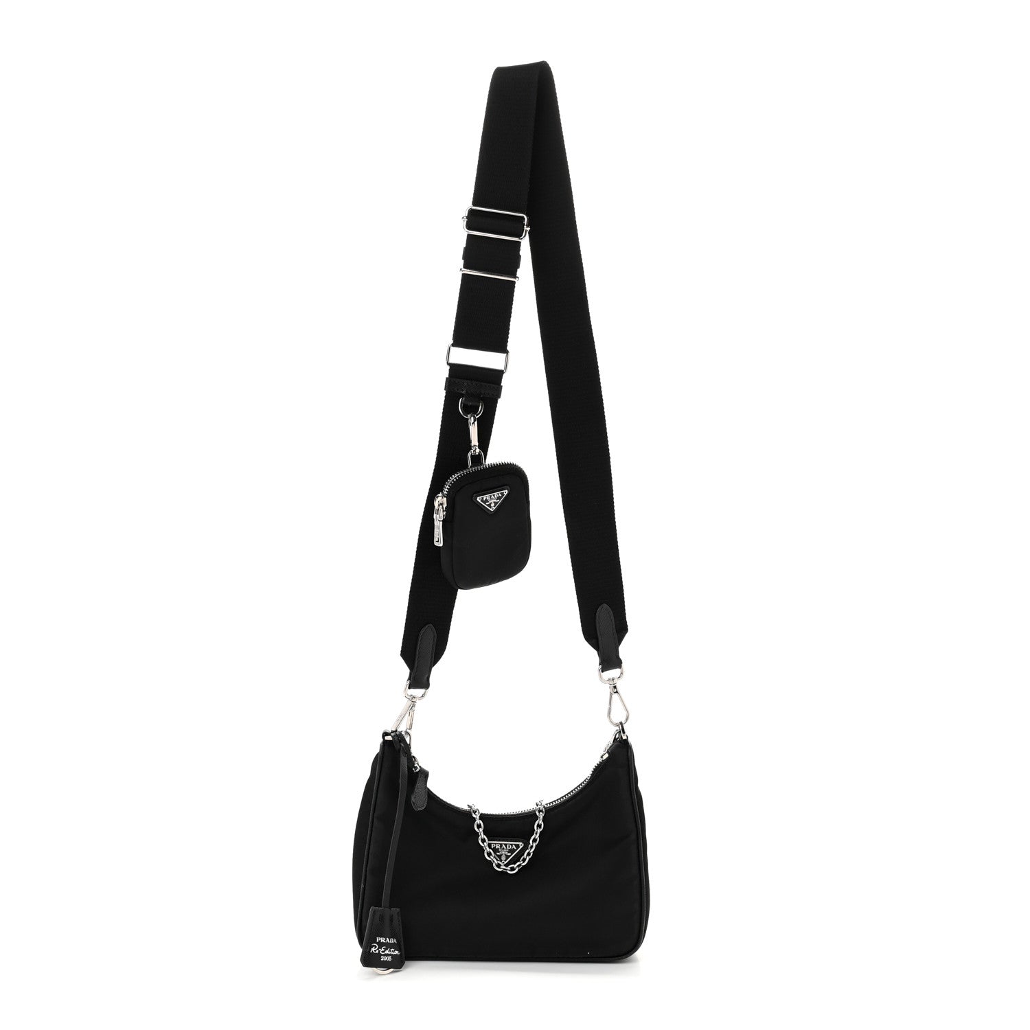 Prada Nylon Re-Edition 2005 Shoulder Bag Black 1 of 13