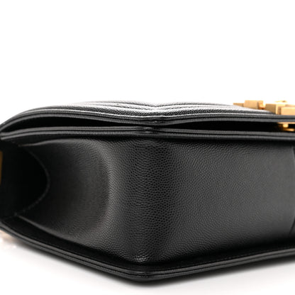 Chanel Caviar Quilted Medium Boy Flap Black 9 of 11