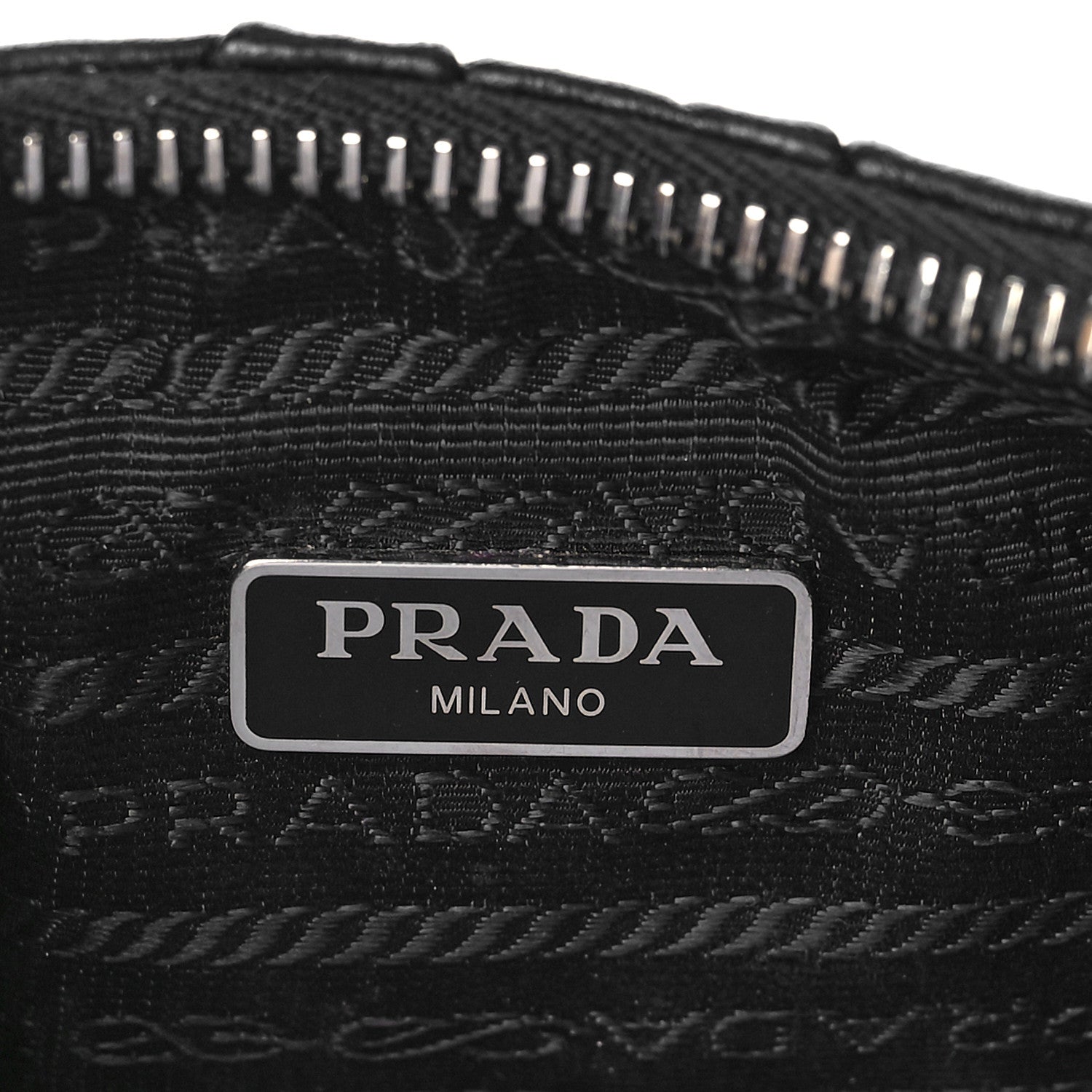 Prada Nappa Gaufre Re-Edition 2005 Shoulder Bag Black 7 of 11