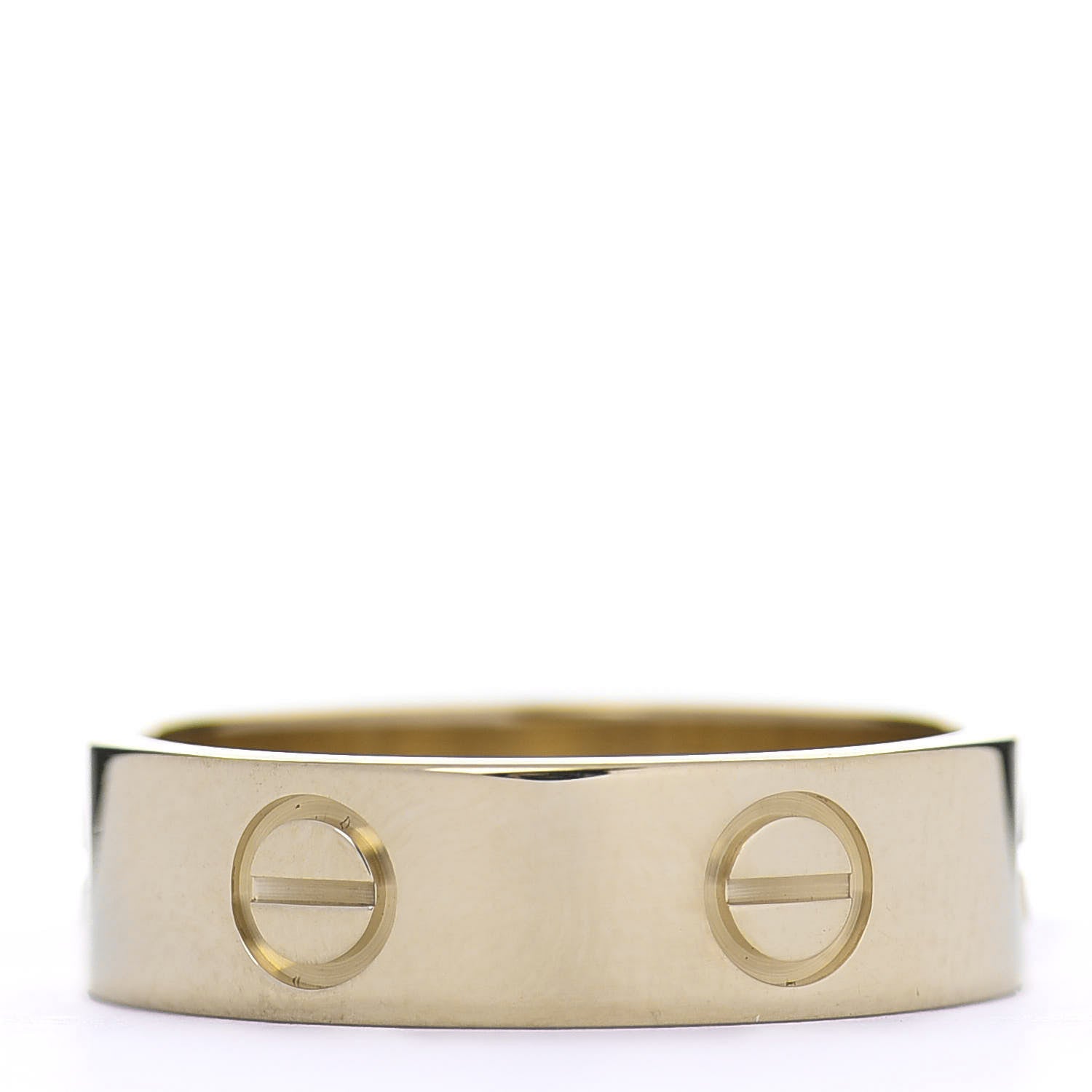 Cartier 18K Yellow Gold 5.5mm LOVE Ring 54 6.75 3 of 6