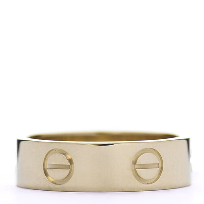 Cartier 18K Yellow Gold 5.5mm LOVE Ring 54 6.75 3 of 6