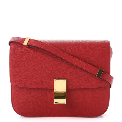 Celine Goatskin Medium Classic Box Flap Bag Carmin 1 of 8