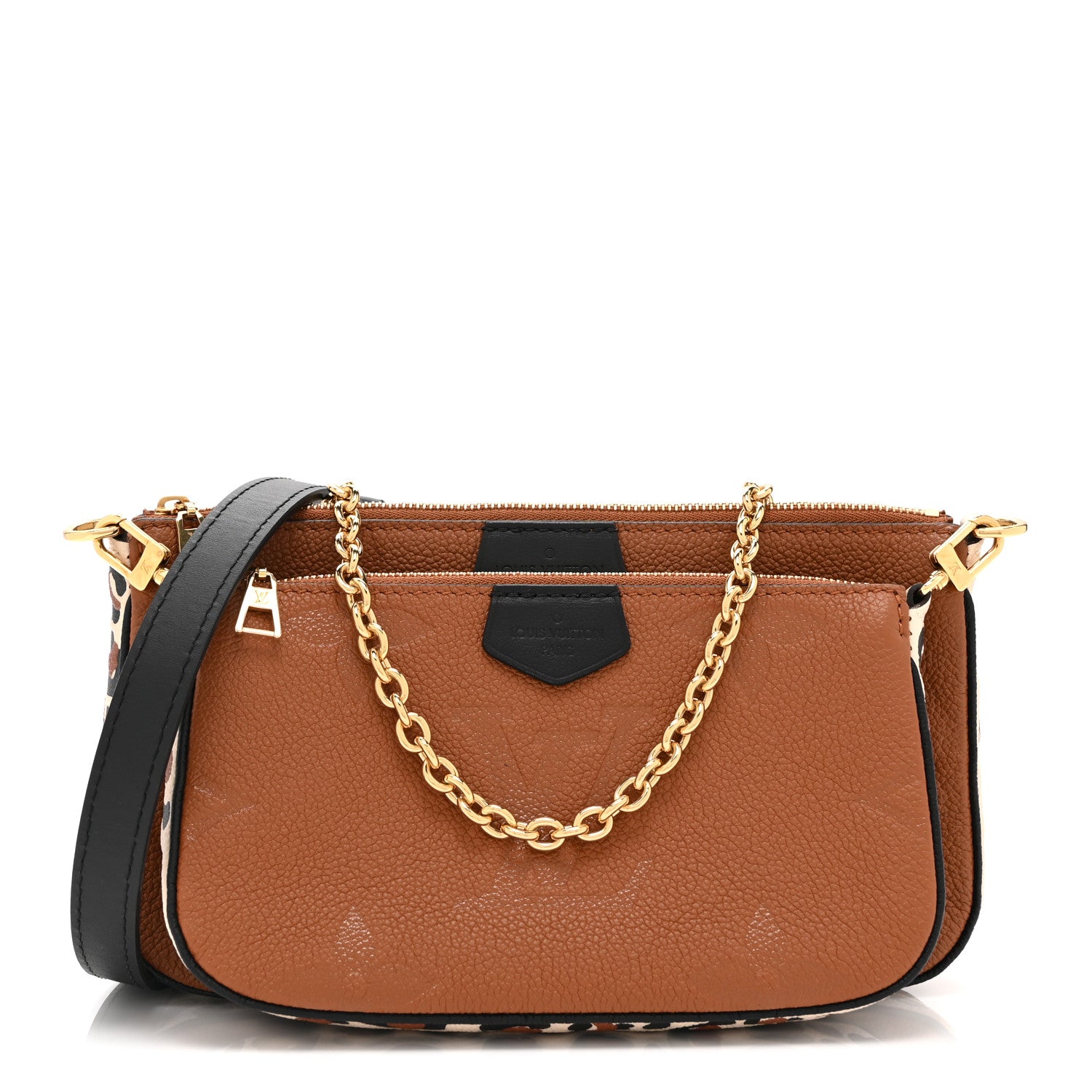 Louis Vuitton Empreinte Monogram Giant Wild At Heart Multi Pochette Accessories Caramel 1 of 10