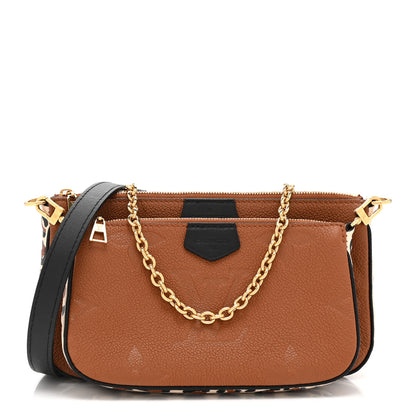 Louis Vuitton Empreinte Monogram Giant Wild At Heart Multi Pochette Accessories Caramel 1 of 10