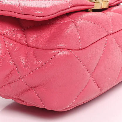 Chanel Lambskin Quilted Chanel 19 Waist Bag Pink 8 of 9