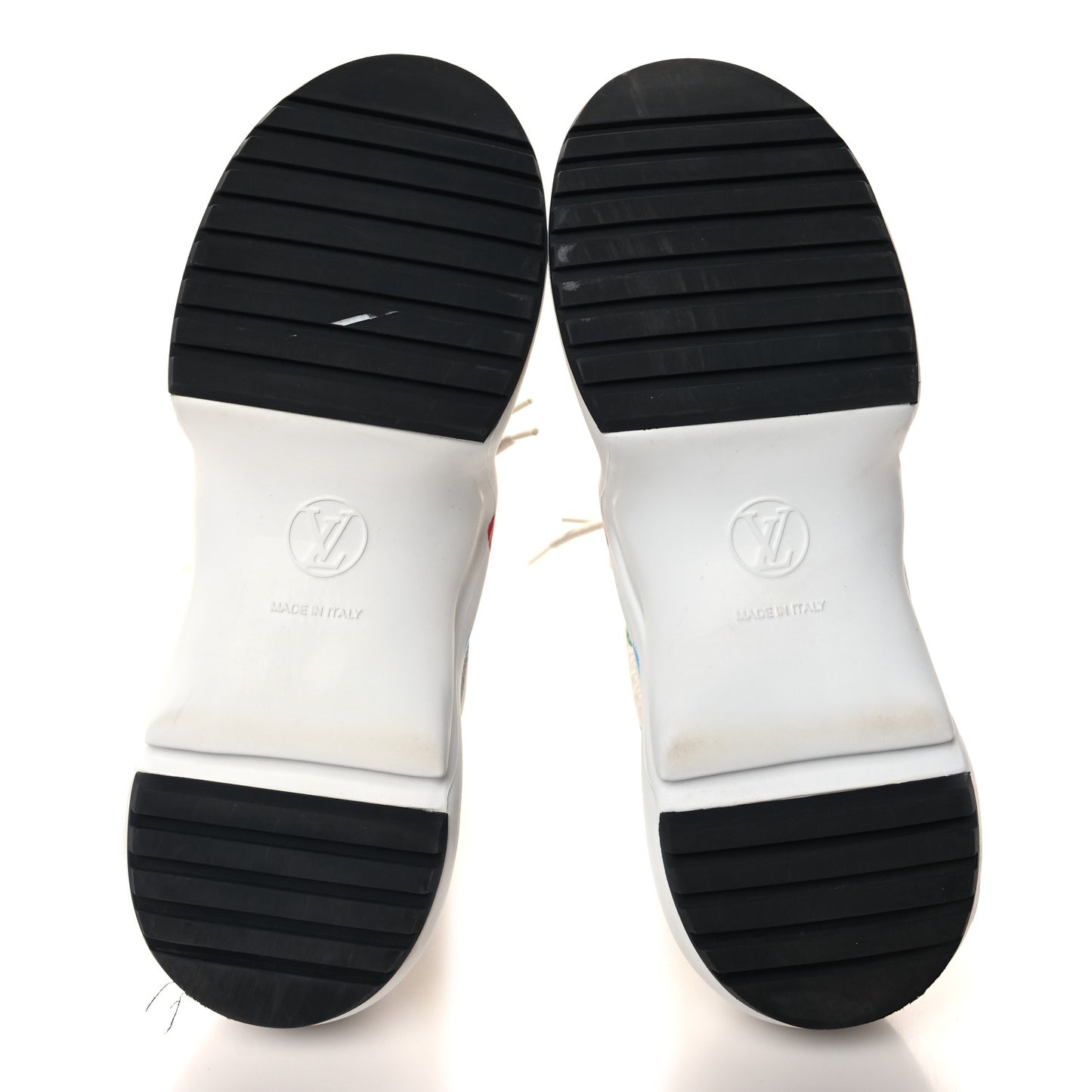 X YAYOI KUSUMA Calfskin Dots Monogram Archlight Sneakers White