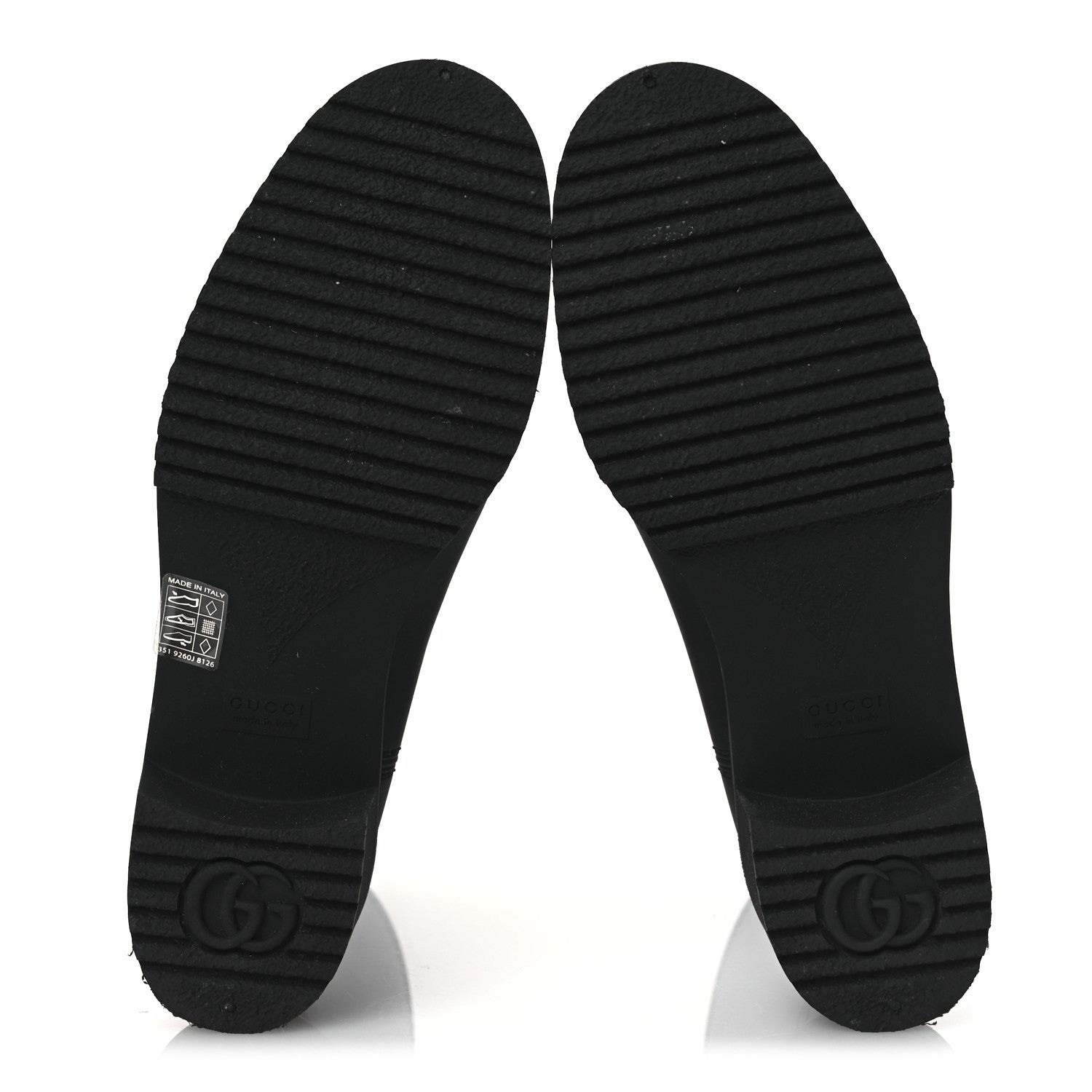 Gucci Rubber Double G Womens Rain Boots 40 Black 7 of 13