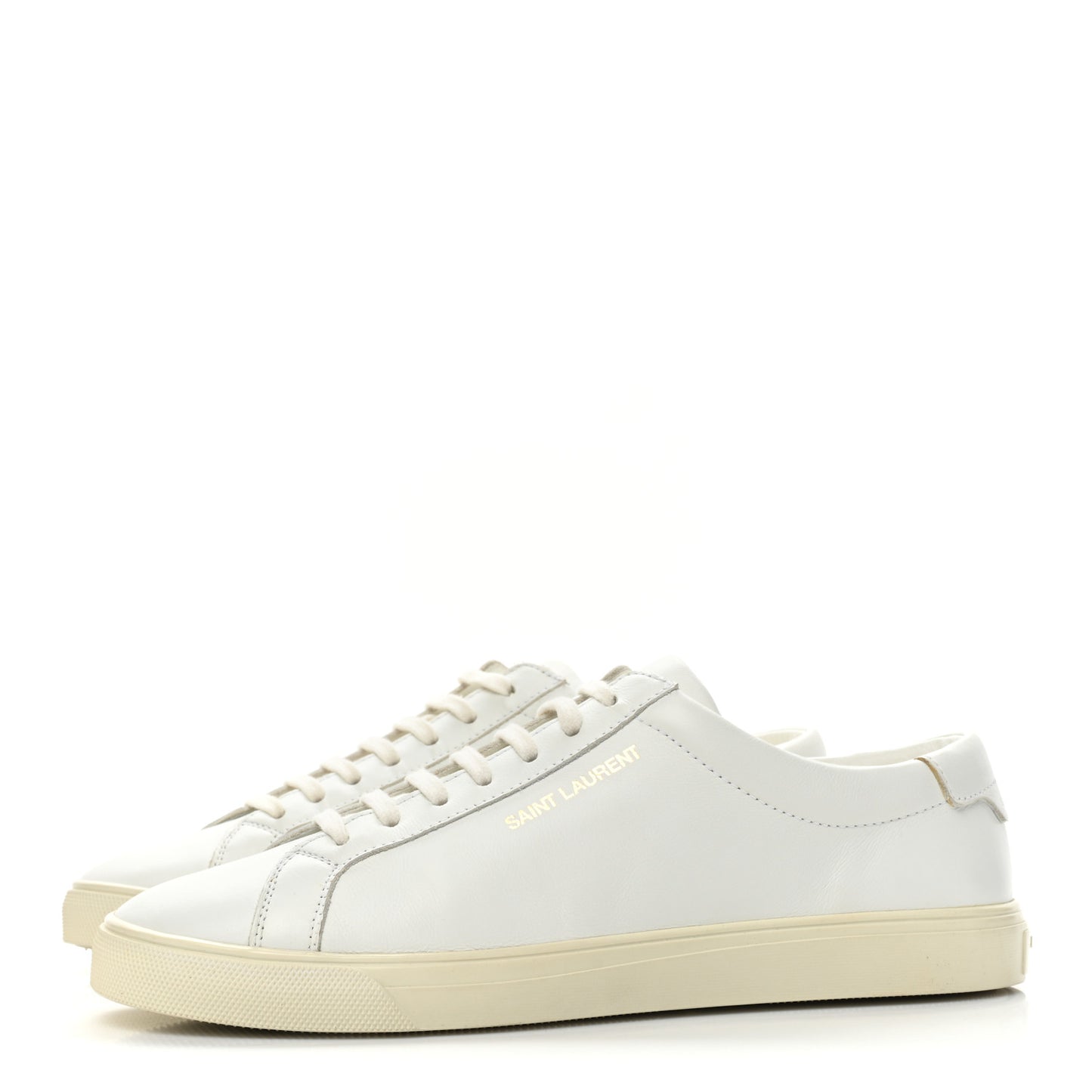 Calfskin Andy Low Top Sneakers 40 Blanc Optique