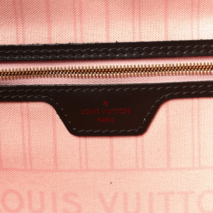 Louis Vuitton Damier Ebene Neo Neverfull MM Rose Ballerine 7 of 10