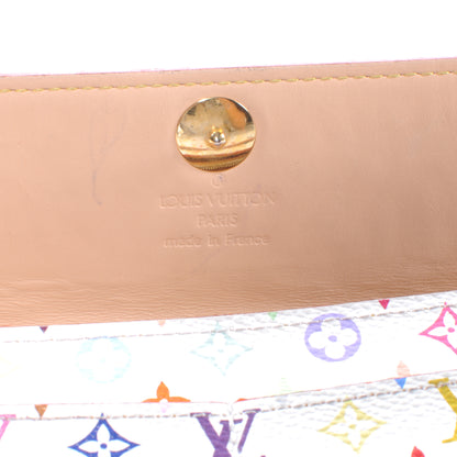 Louis Vuitton Monogram Multicolor Sarah Wallet White 5 of 8