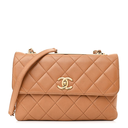 Chanel Lambskin Quilted Medium Trendy CC Flap Beige 1 of 13
